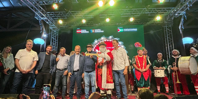 Abertura do Natal de Forquilhinha.