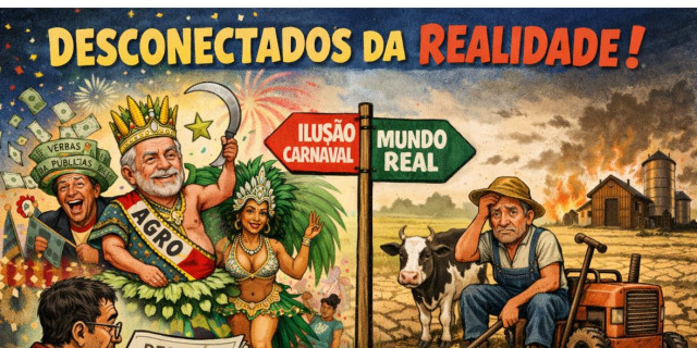 Quando a fantasia ocupa a avenida, a realidade fica fora do desfile.