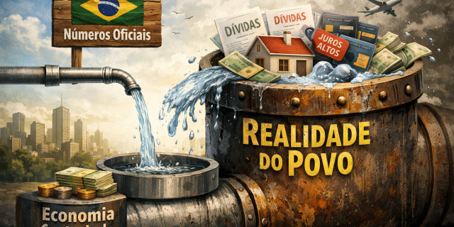 Indicadores enxutos, realidade transbordando.