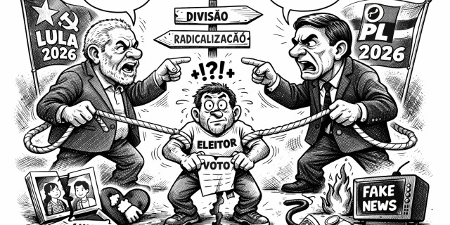 Na guerra do “nós contra eles”, o voto não pode ser refém. Na guerra do “nós contra eles”, o voto não pode ser refém.