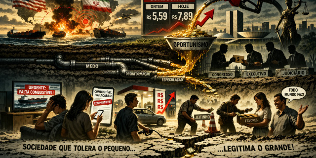 A corrupção maior nasce das pequenas corrupções que a gente aceita.