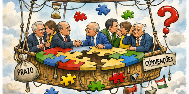 Jogo montado, peças soltas.