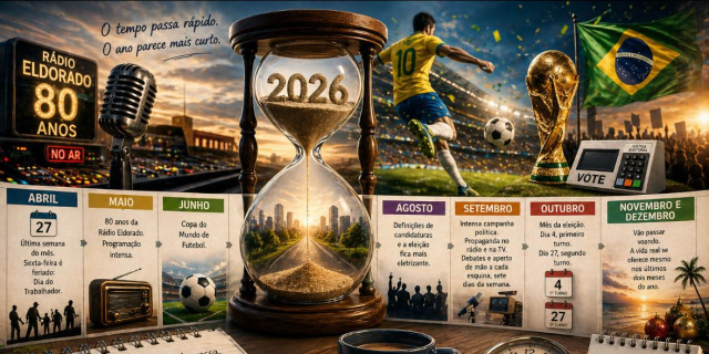 O tempo não espera. Apenas passa.