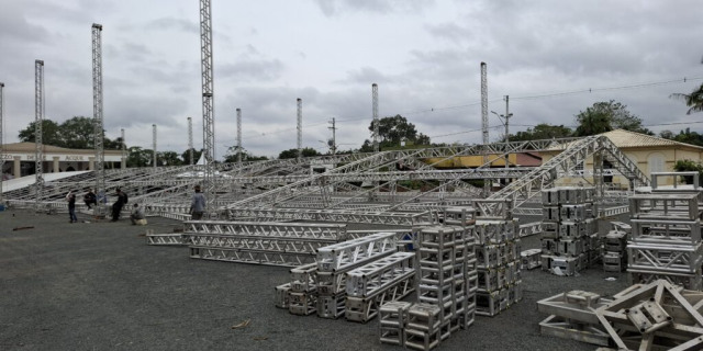 A festa começa muito antes da abertura dos portões. Foto: Patrick Stüpp A festa começa muito antes da abertura dos portões. Foto: Patrick Stüpp
