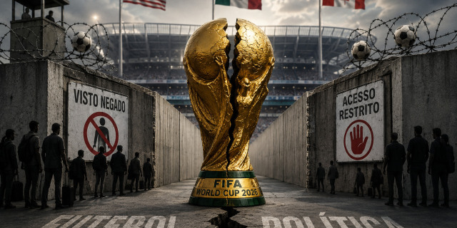 A Copa une os gramados, mas expõe as divisões do mundo. A Copa une os gramados, mas expõe as divisões do mundo.