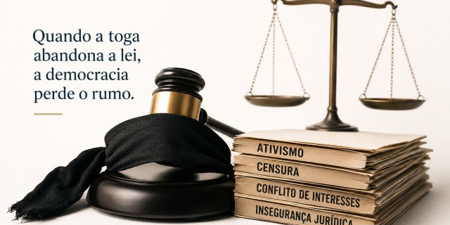 Justiça sob suspeita. Imagem: IA/ChatGPT