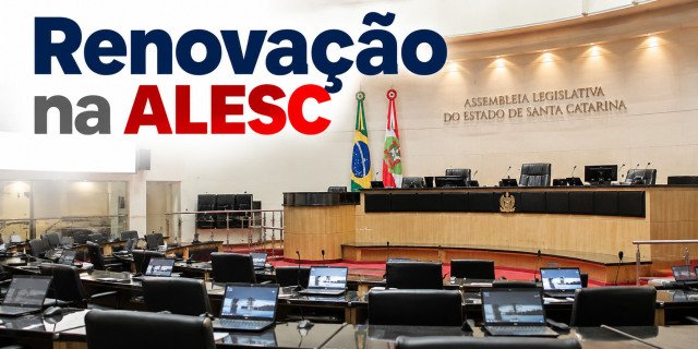 A Alesc renova um terço das cadeiras e mantém a maioria dos atuais deputados. A Alesc renova um terço das cadeiras e mantém a maioria dos atuais deputados.