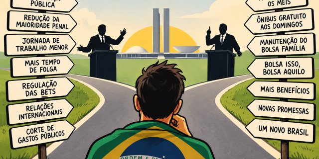 Na reta final, sobram promessas. Ao eleitor, cabe decidir em quais acreditar.