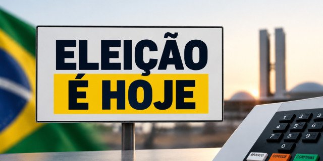 Eleição é hoje: voto e cidadania Eleição é hoje: voto e cidadania