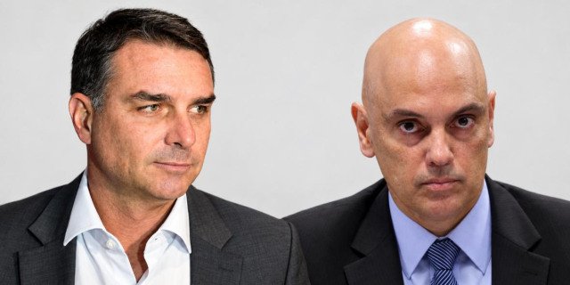 Decisão de Moraes impede Flávio Bolsonaro de deixar o país e determina a entrega dos passaportes à Polícia Federal..